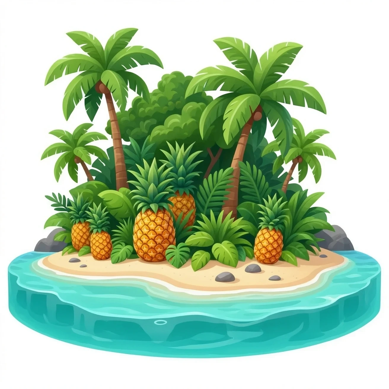 pineapple paradise emoji