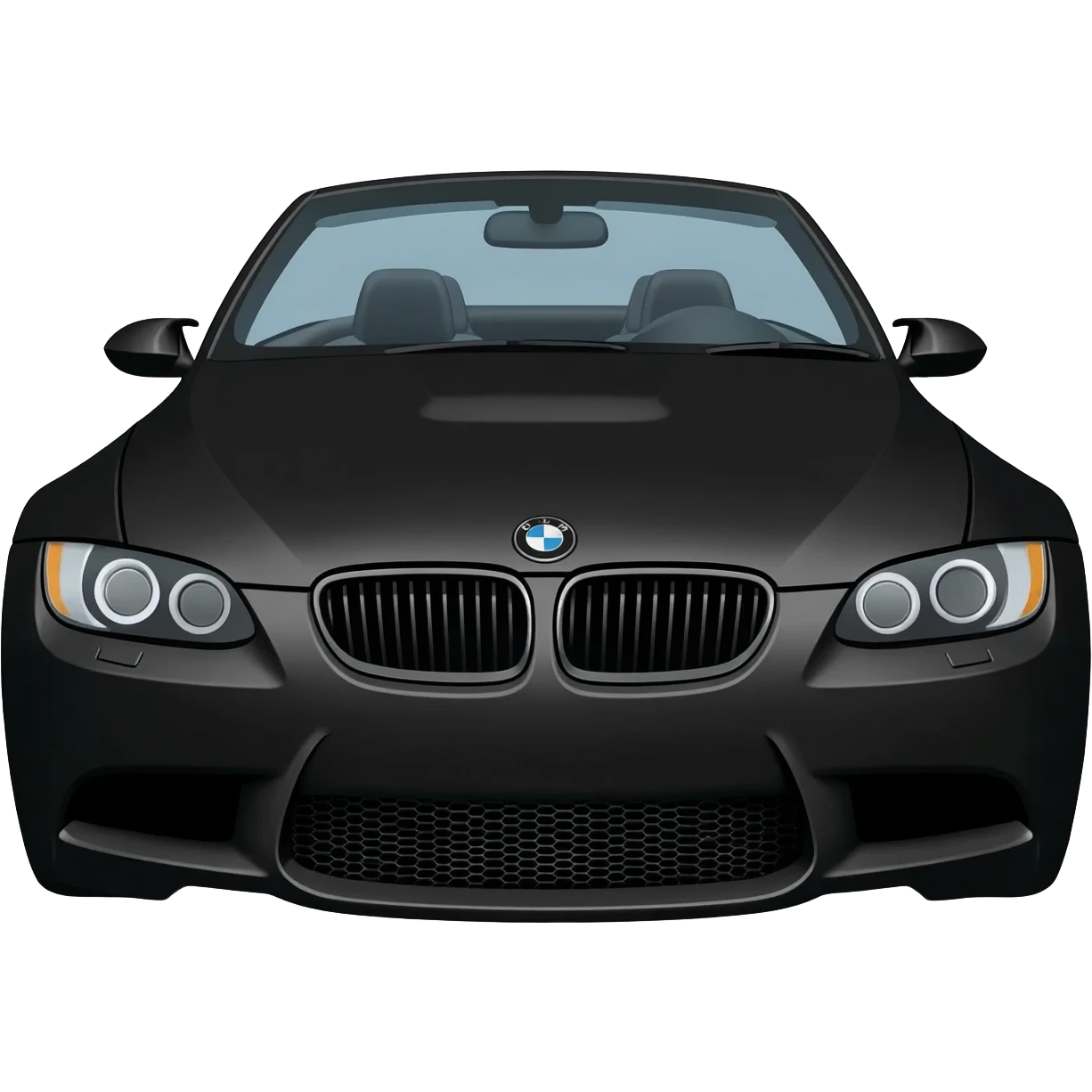 Bmw e93 cabrio in sehr dunkel schwarz emoji