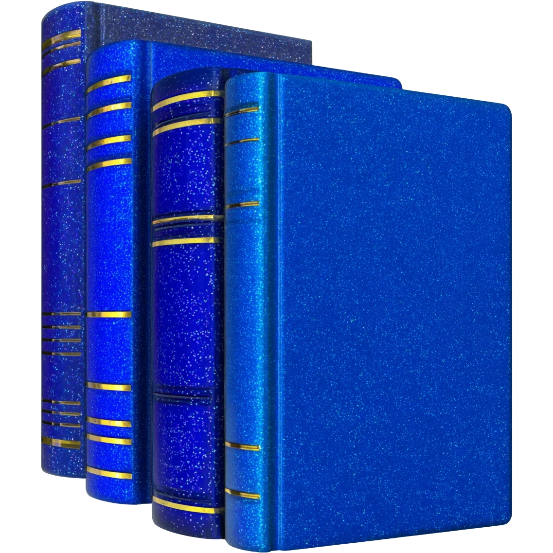 books cobalt glittery sparkle emoji