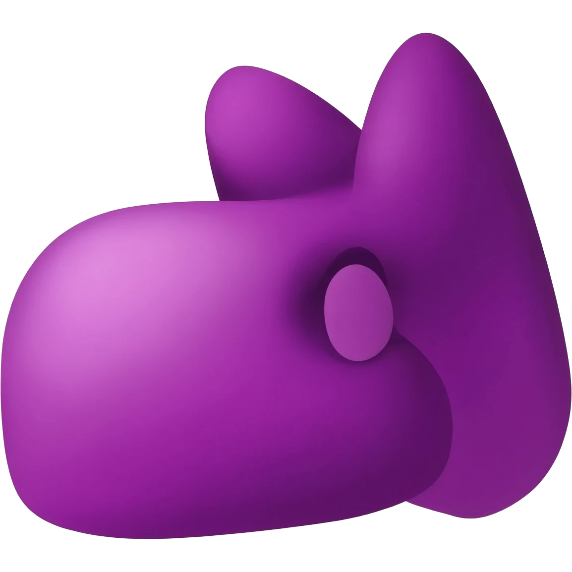 Mašla fialová emoji