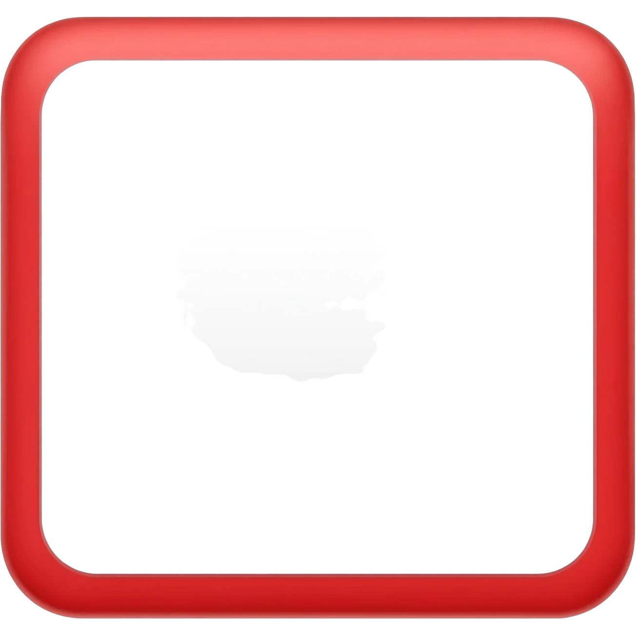 A white rectangle that's vertical and has a re emoji