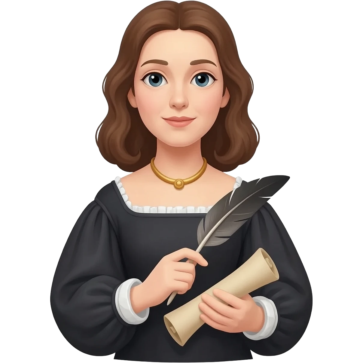 lady whistledown scroll and quill emoji