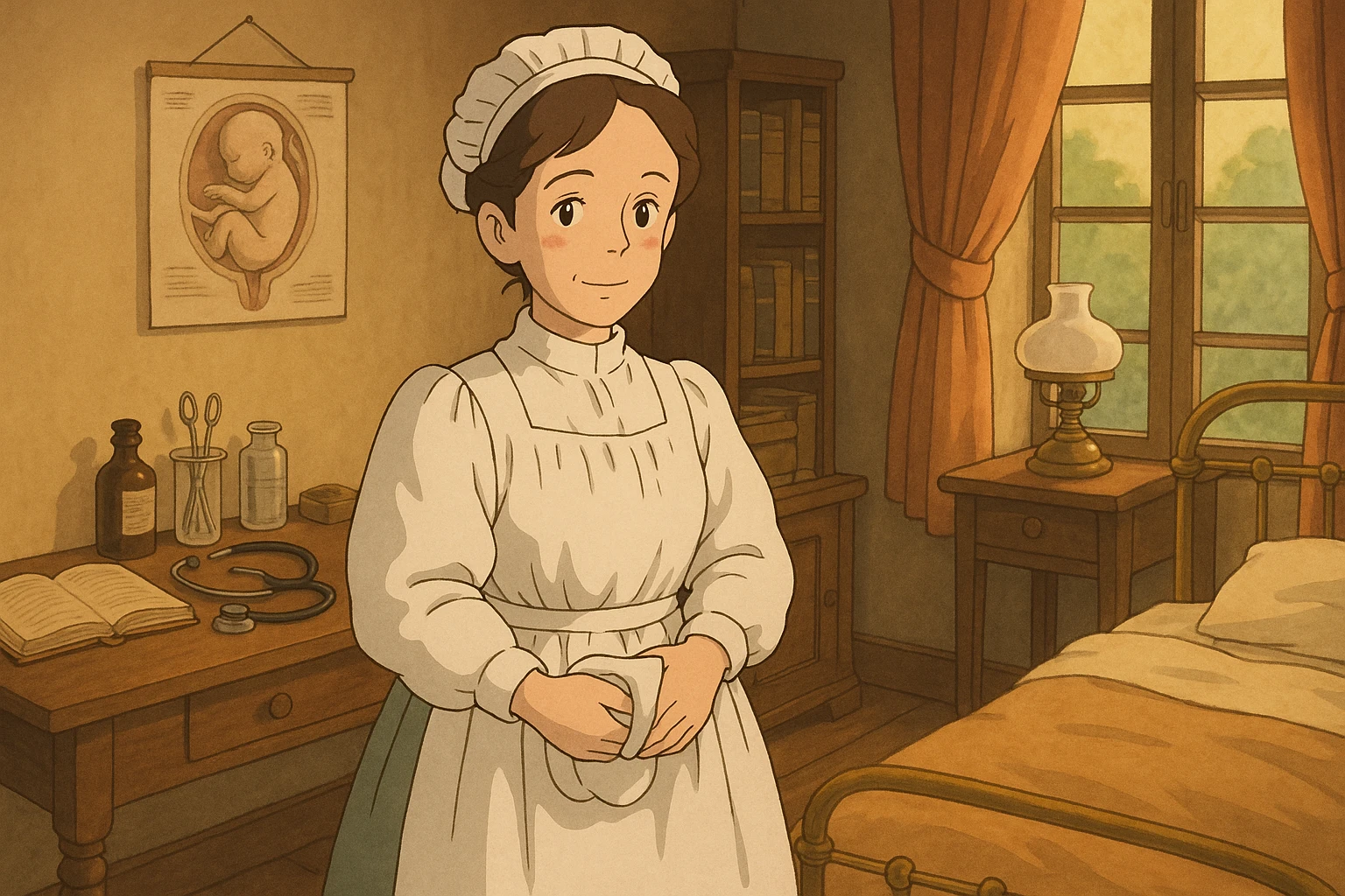 victorian midwife emoji