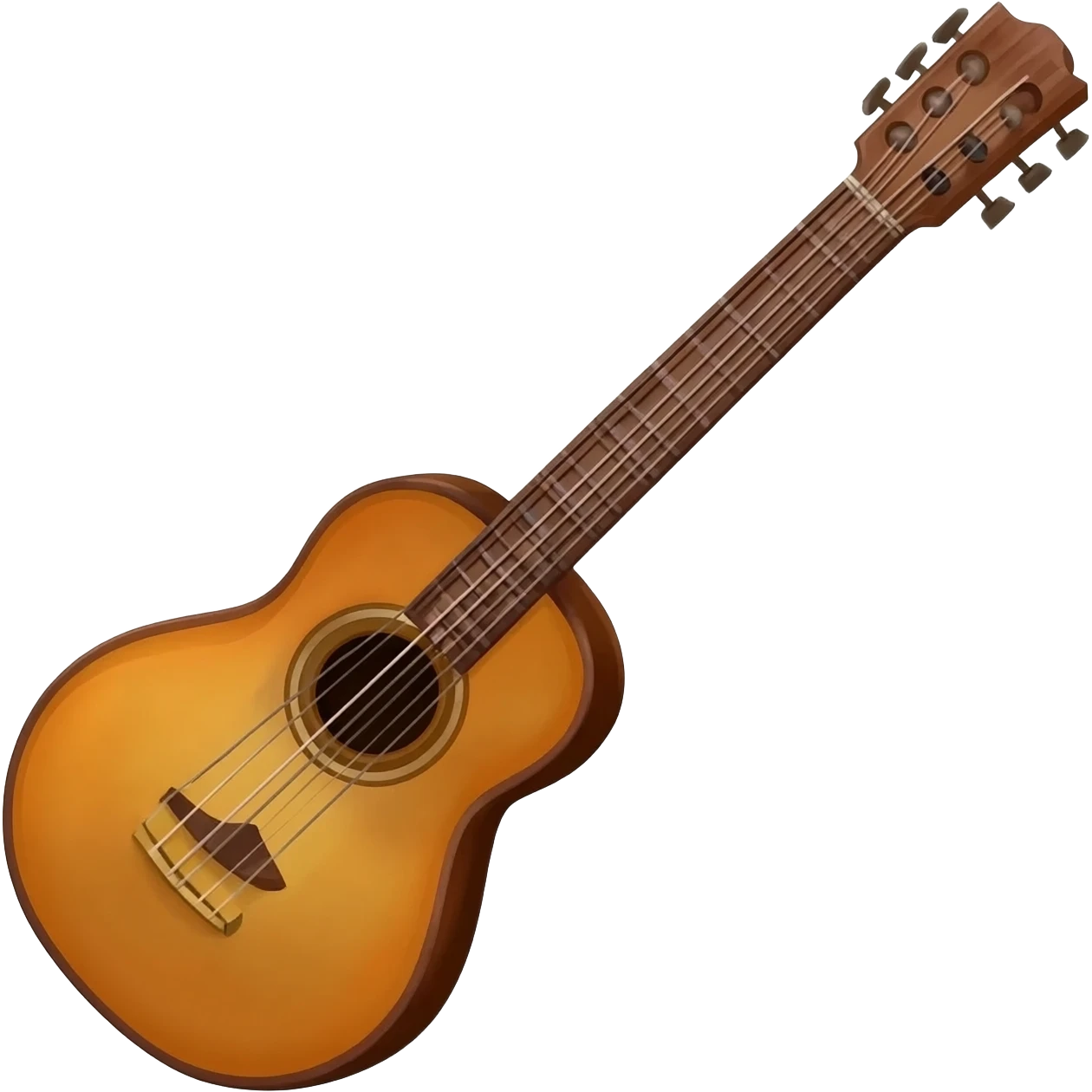 the guitar from the cartoon The book if Life emoji