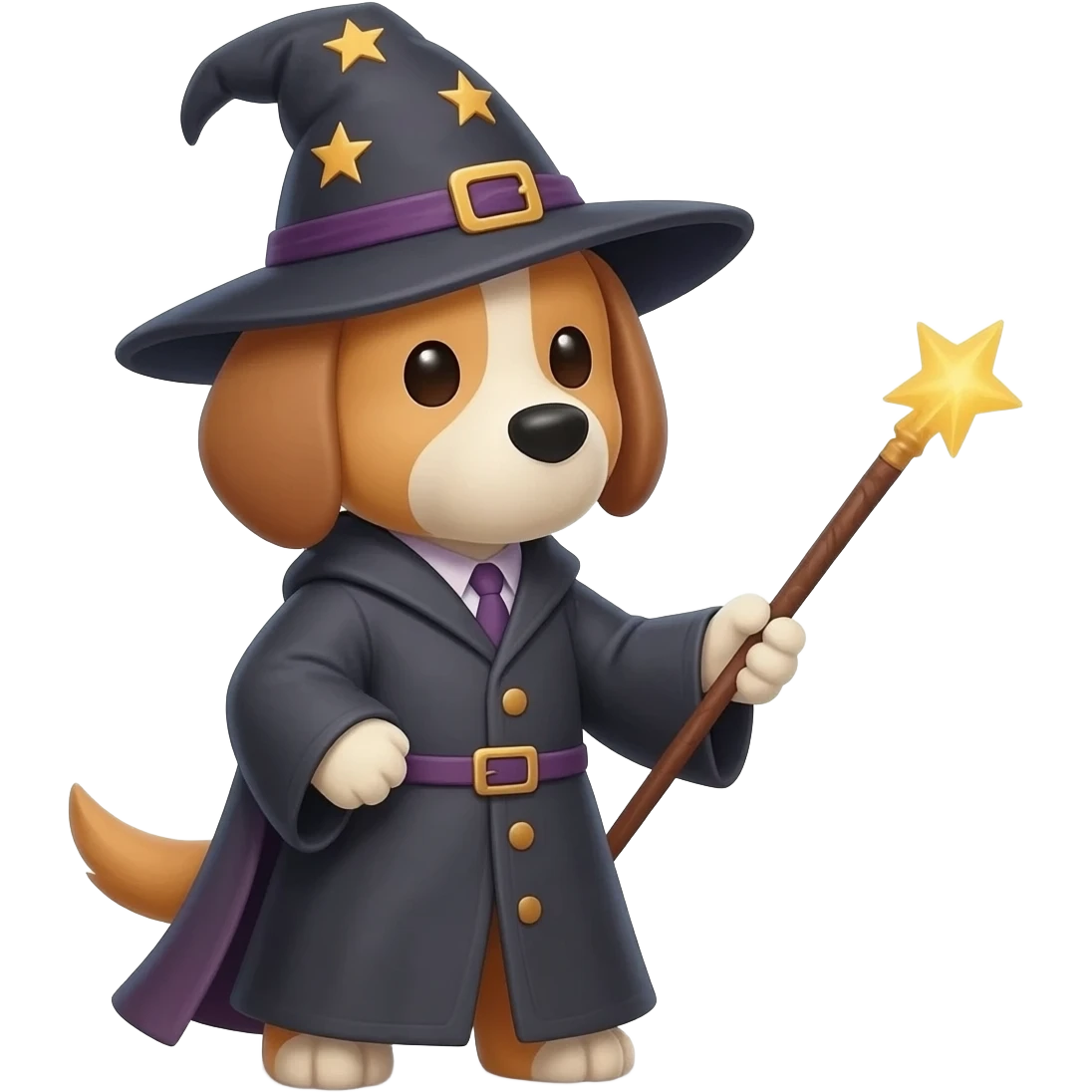 Dog wizard emoji