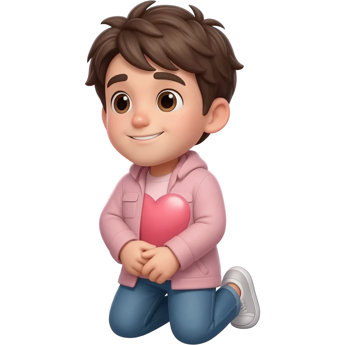 нарисуй моялящегося парня на коленях  20 - 25 лет  emoji