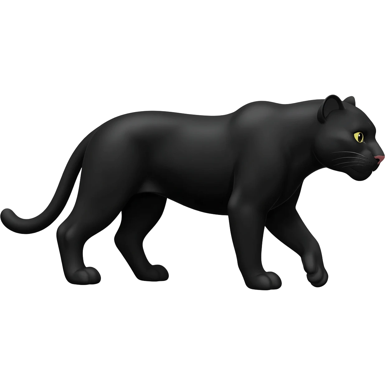 Pantera negra cuerpo completo emoji