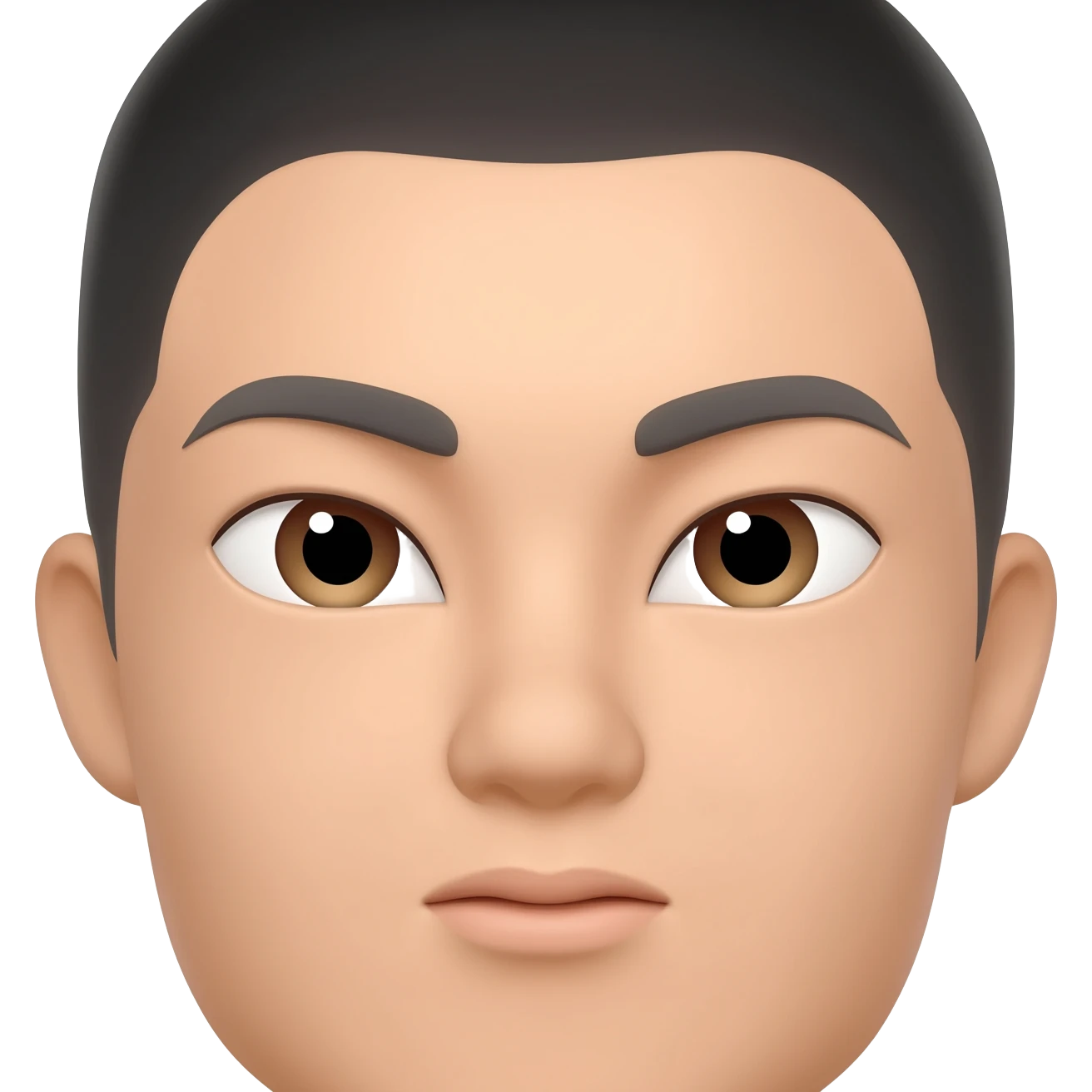 Asian with slanted eyes emoji