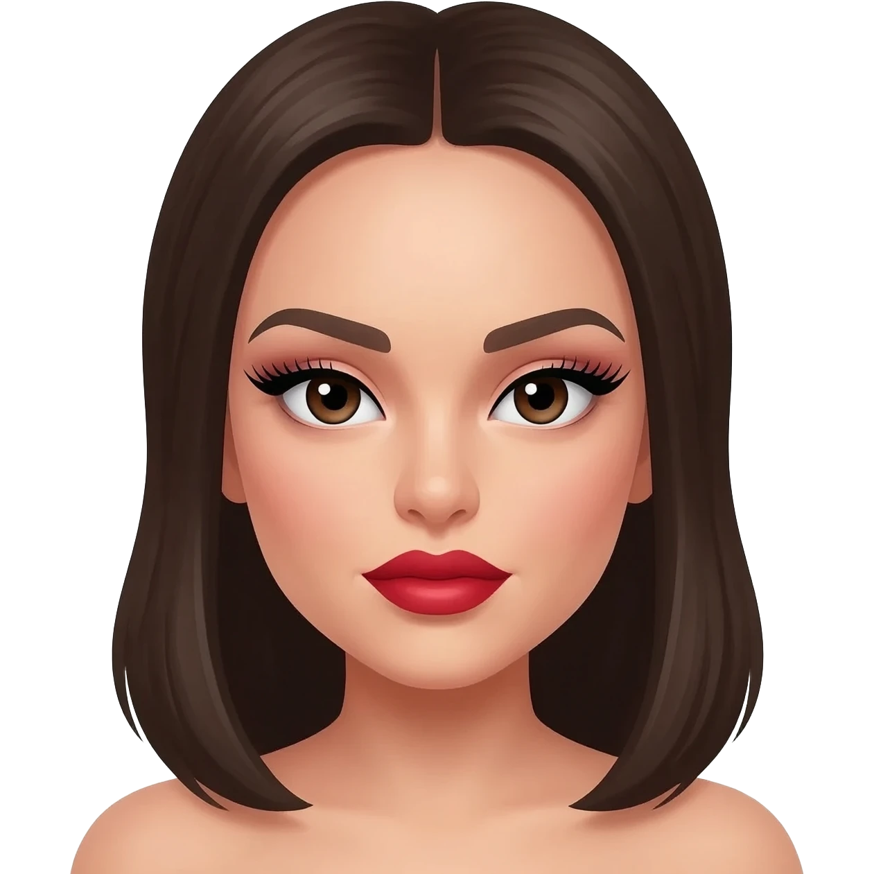 mujer maquillada emoji