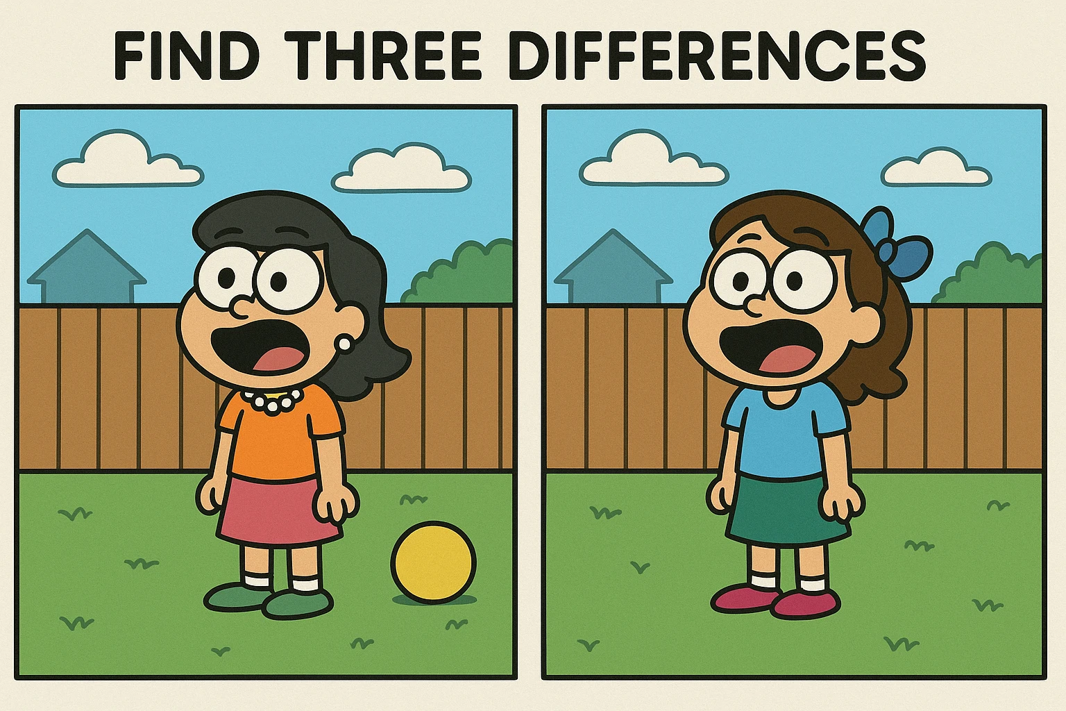 find three differences quiz emoji