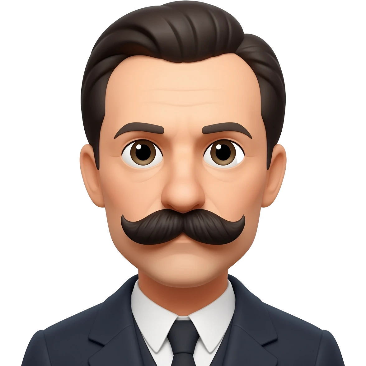 emotive with Nietzsche moustache emoji