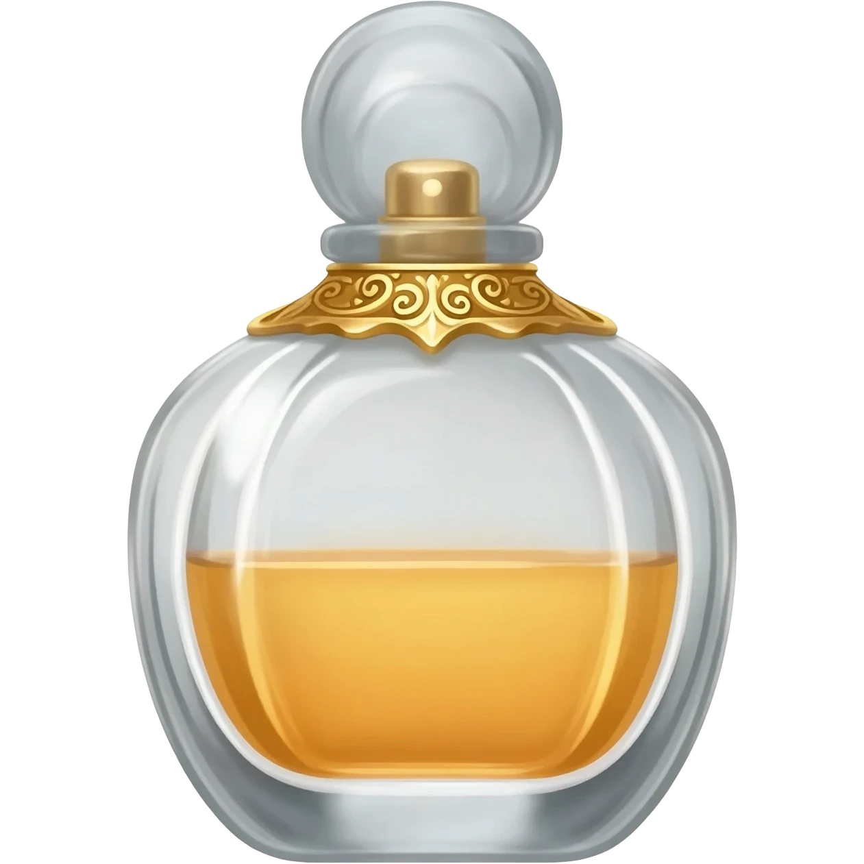 generate a glass bottle of arab perfume (oud or atr). emoji