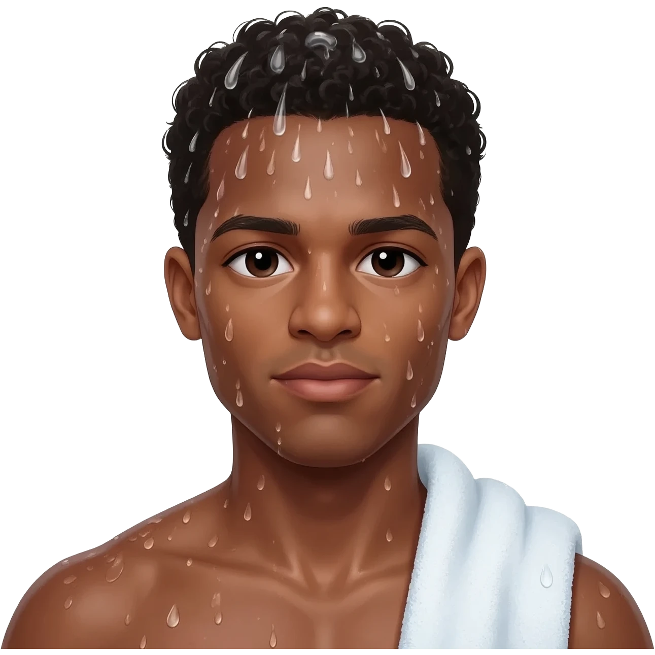 Benji Marshall standing under the shower emoji