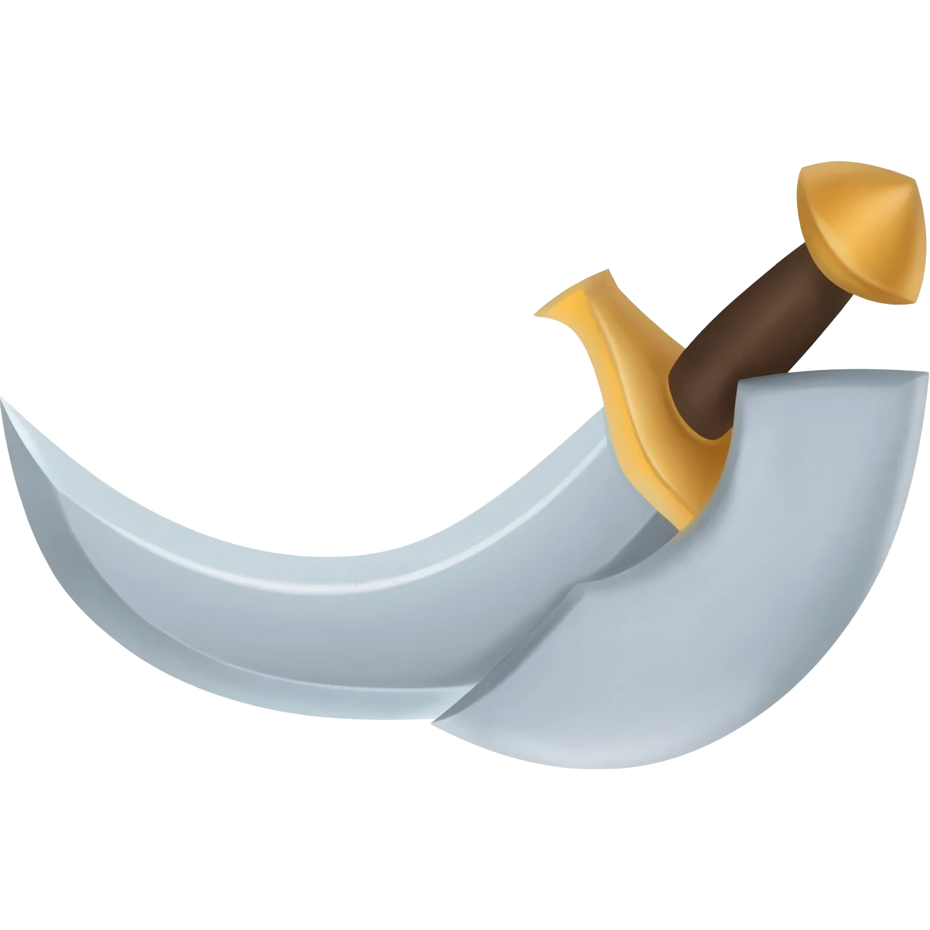 make me a curved sword emoji