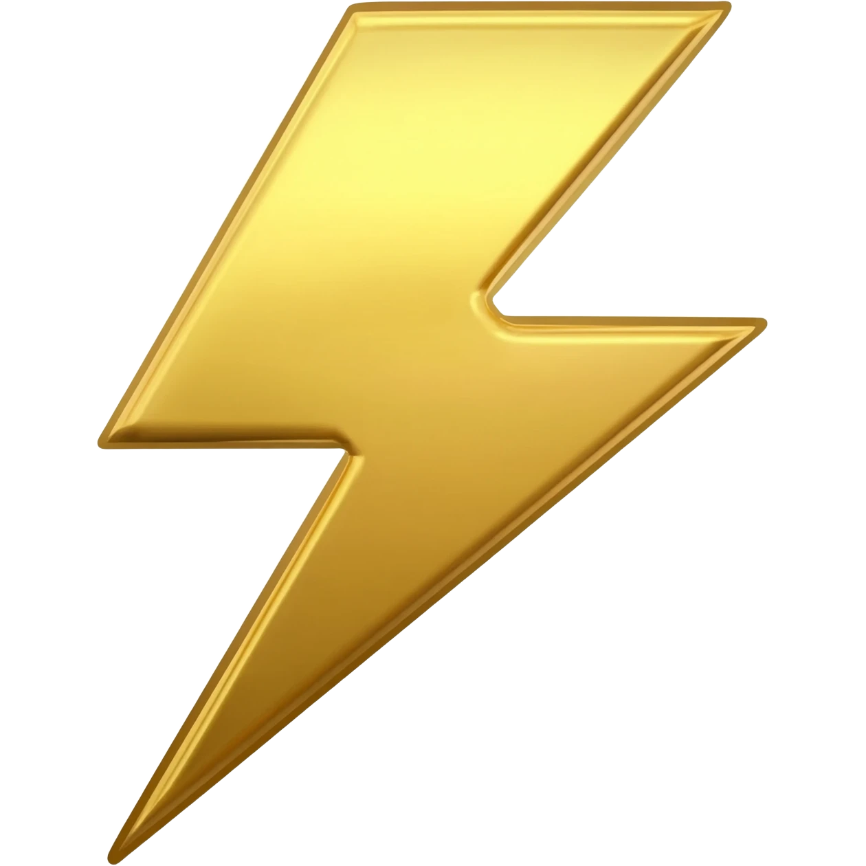 golden I letter for discord emoji. But I don't want it to be exactly the letter 'I'. I want an 'I' shaped like a lightning bolt. emoji