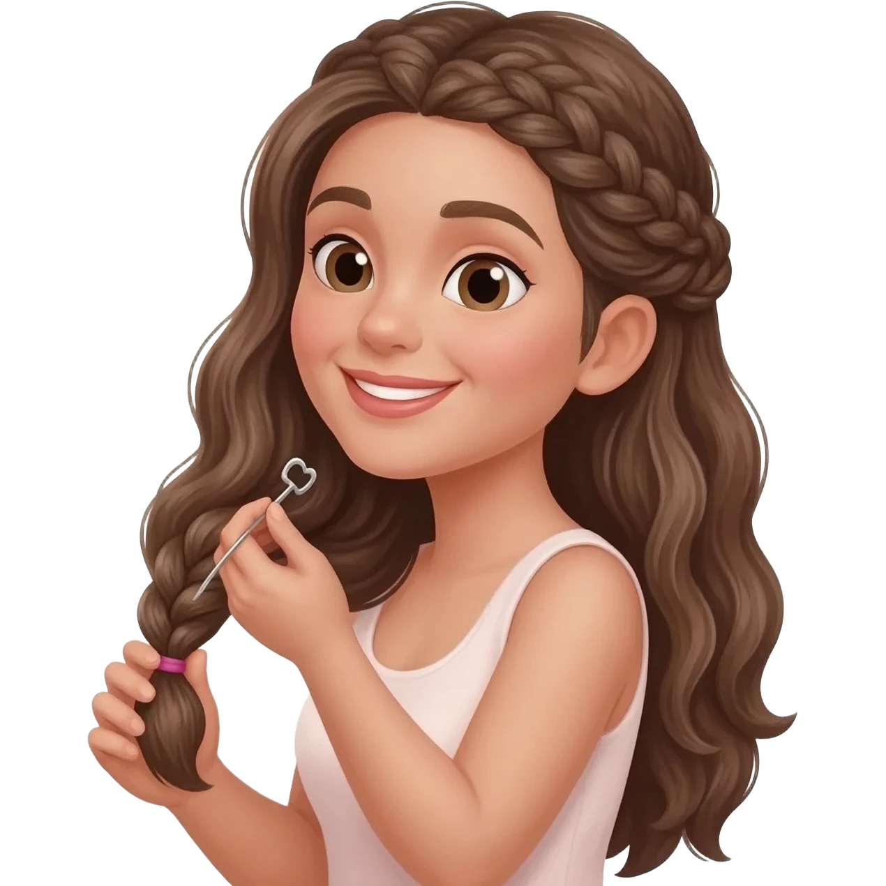 lily love braids emoji