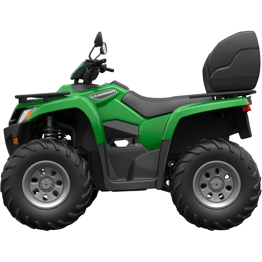 Green 4-wheeler can- am ds 250 emoji