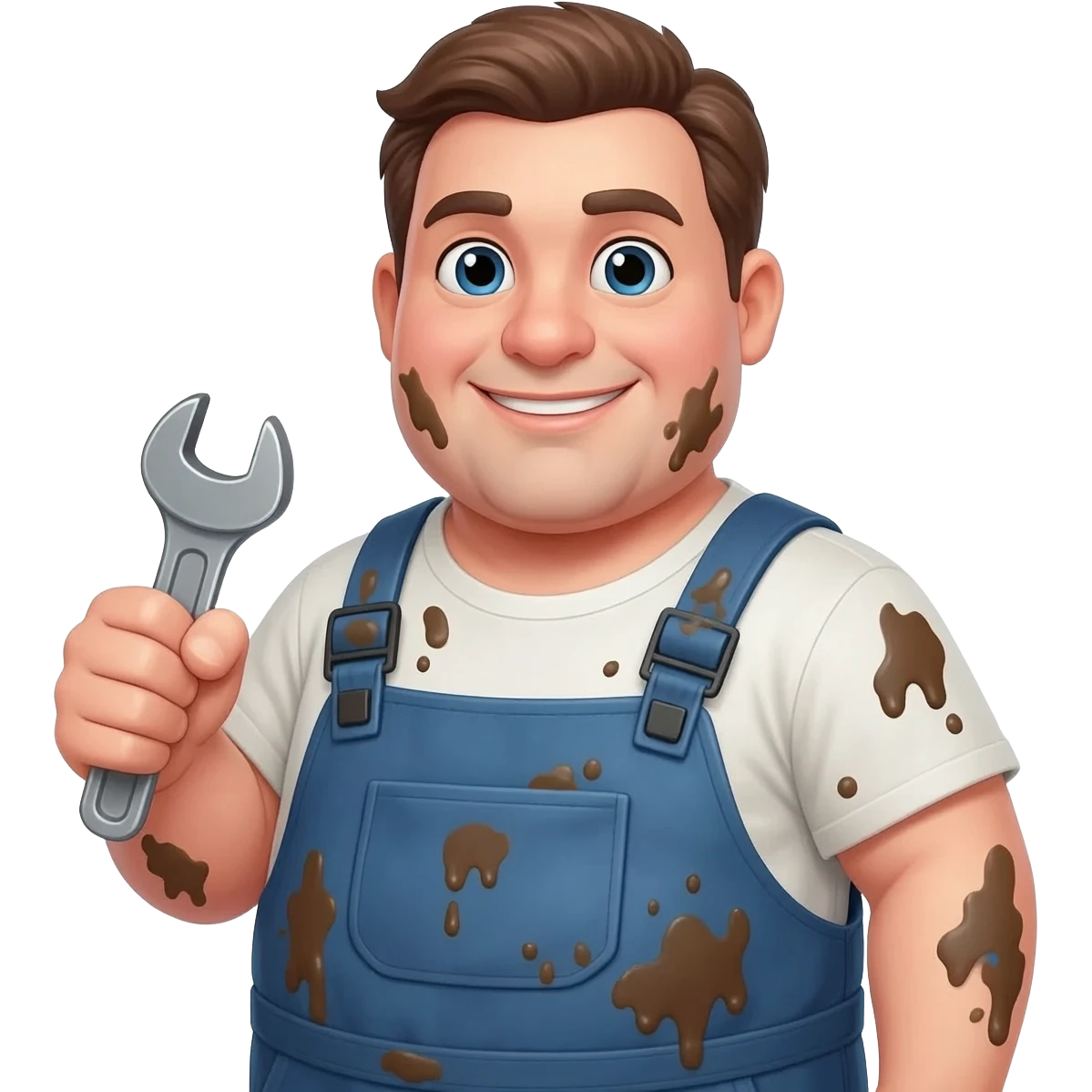Fat mechanic emoji