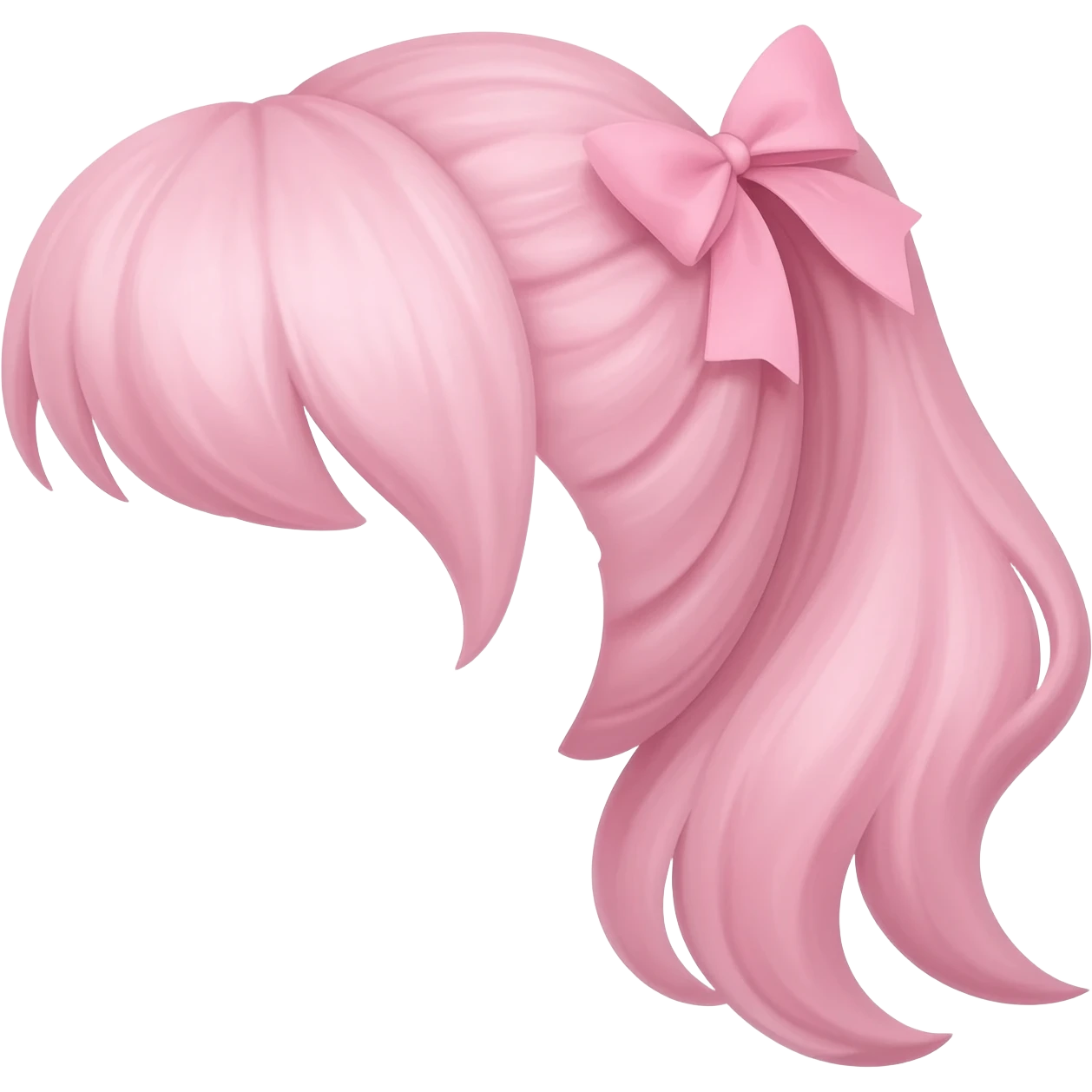 Lazo del pelo rosa emoji