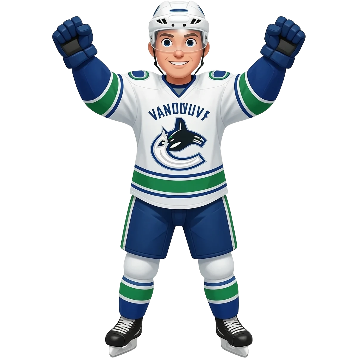 Canucks Celebrating a goal emoji