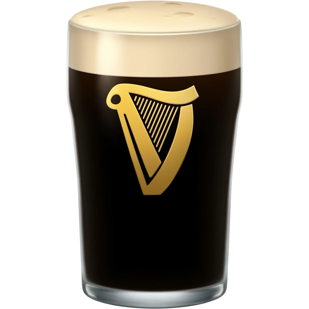 Glass of Guinness emoji