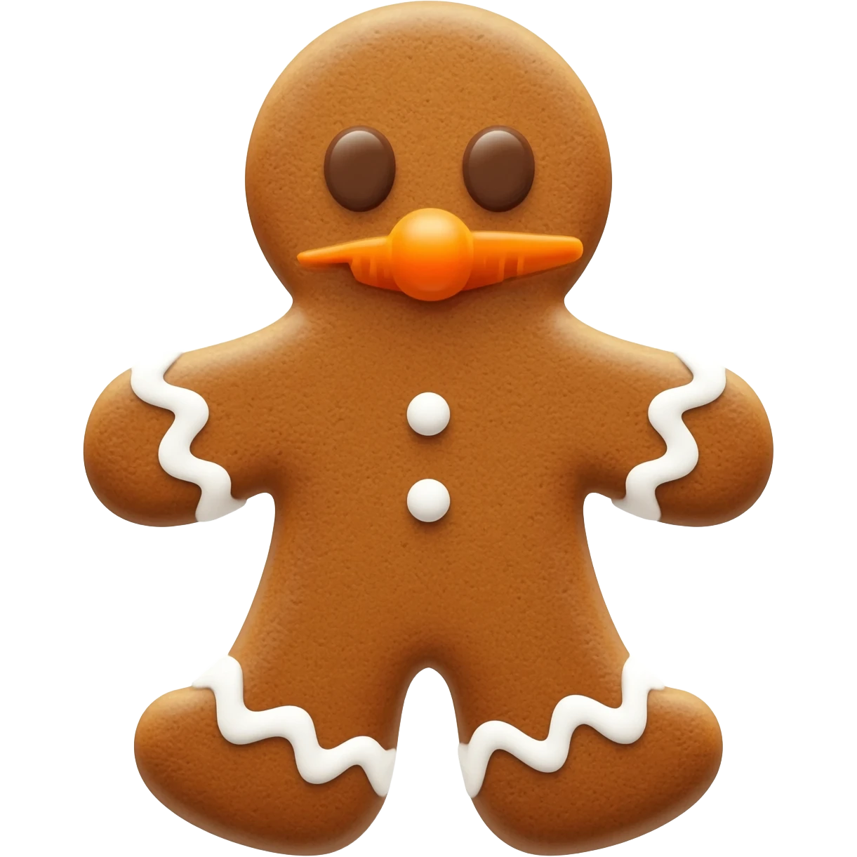 gingerbread man emoji