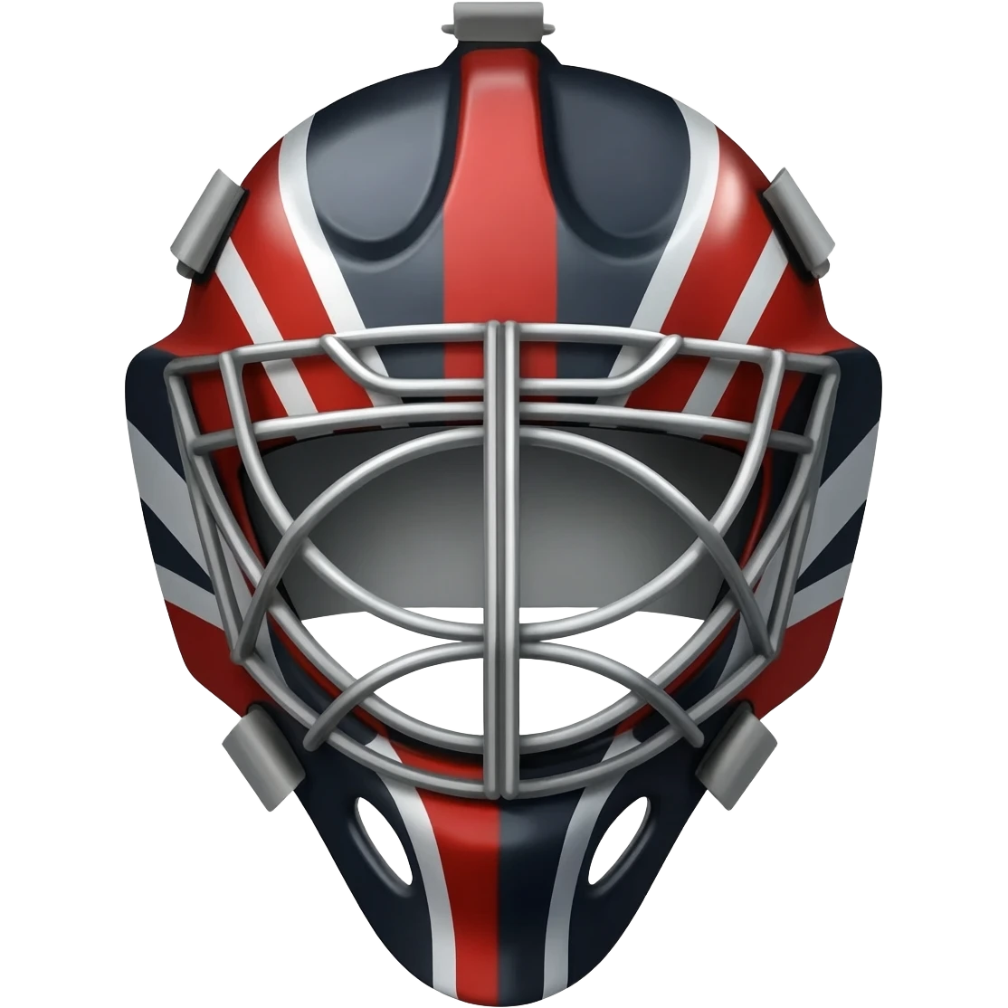Old hockey goalie mask emoji