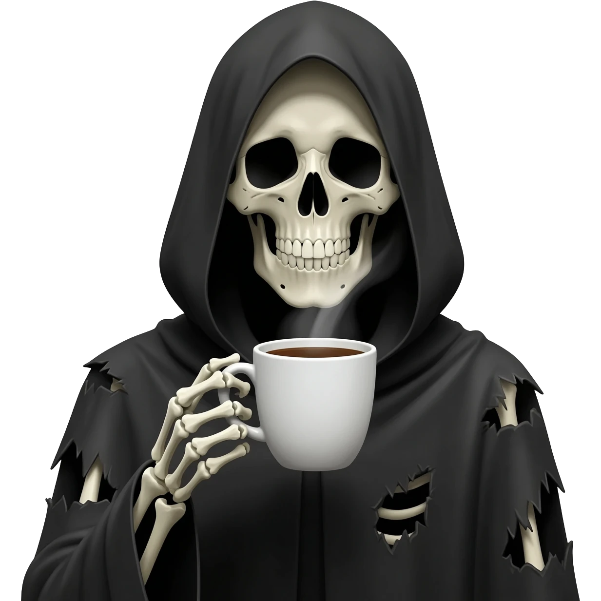 grim reaper coffee emoji