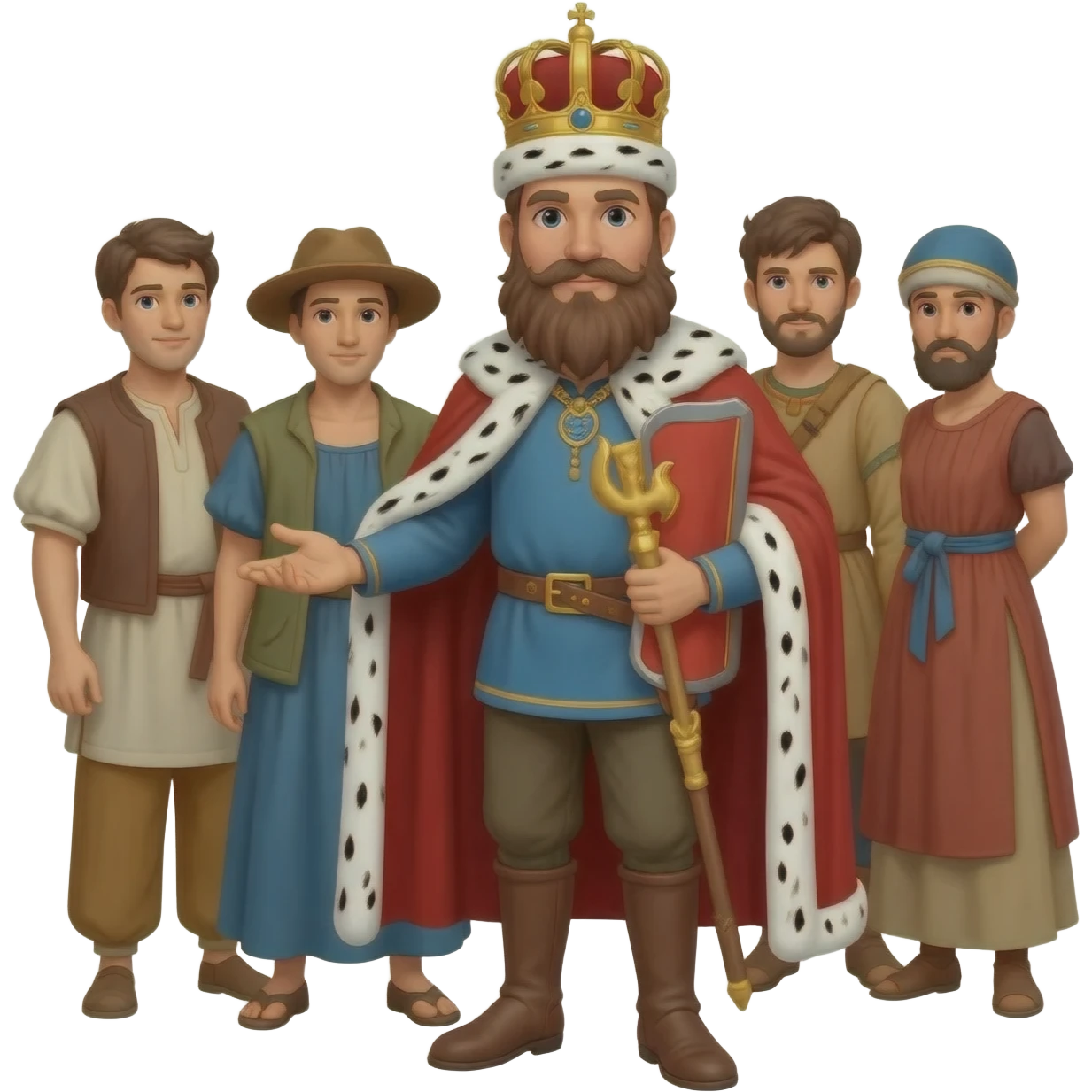 King among peasants emoji emoji