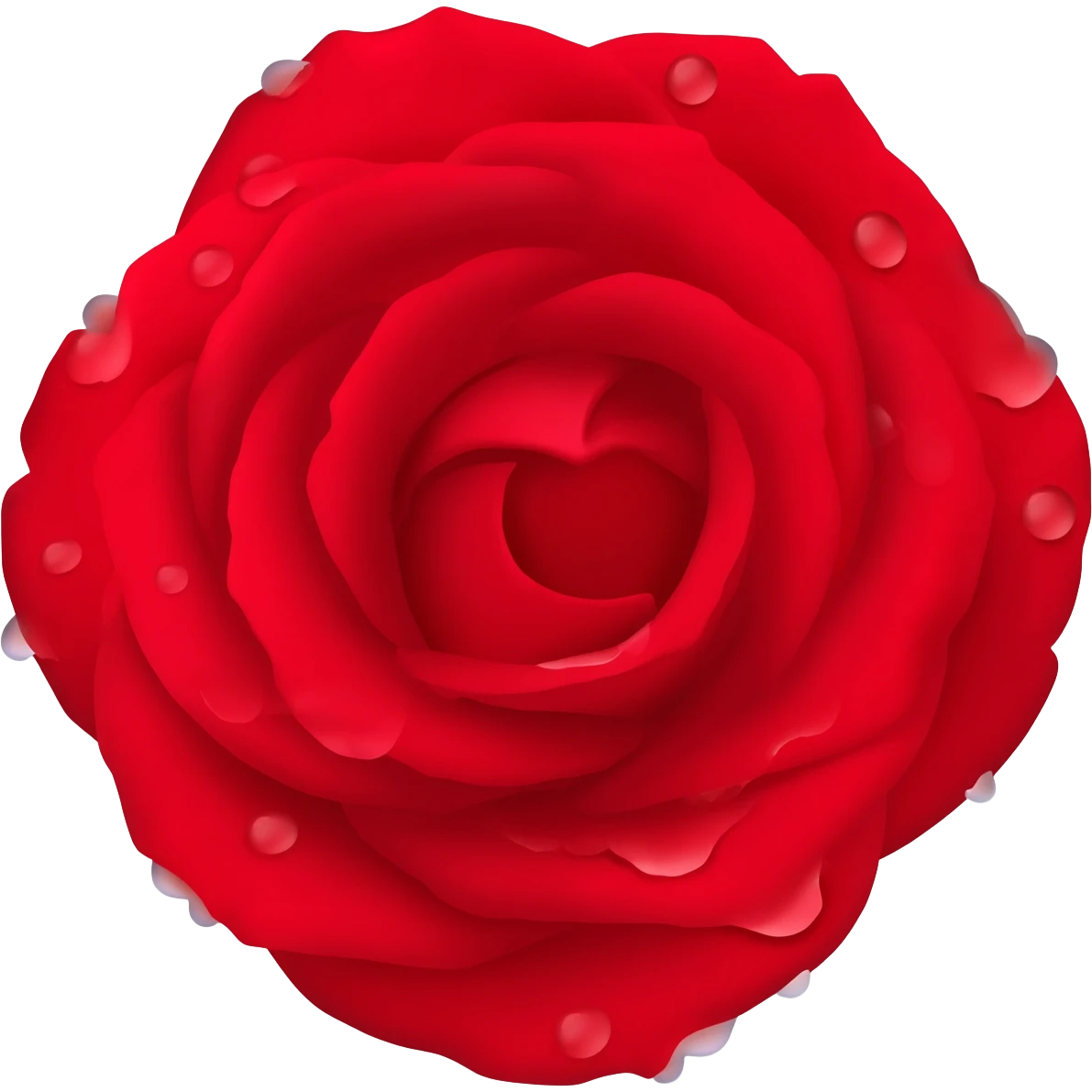 A flower crying emoji