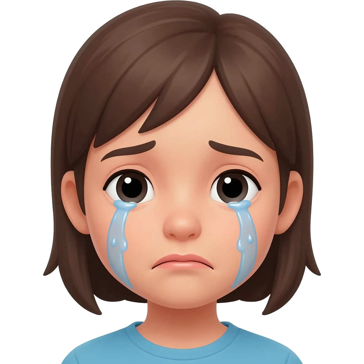 girl cry emoji