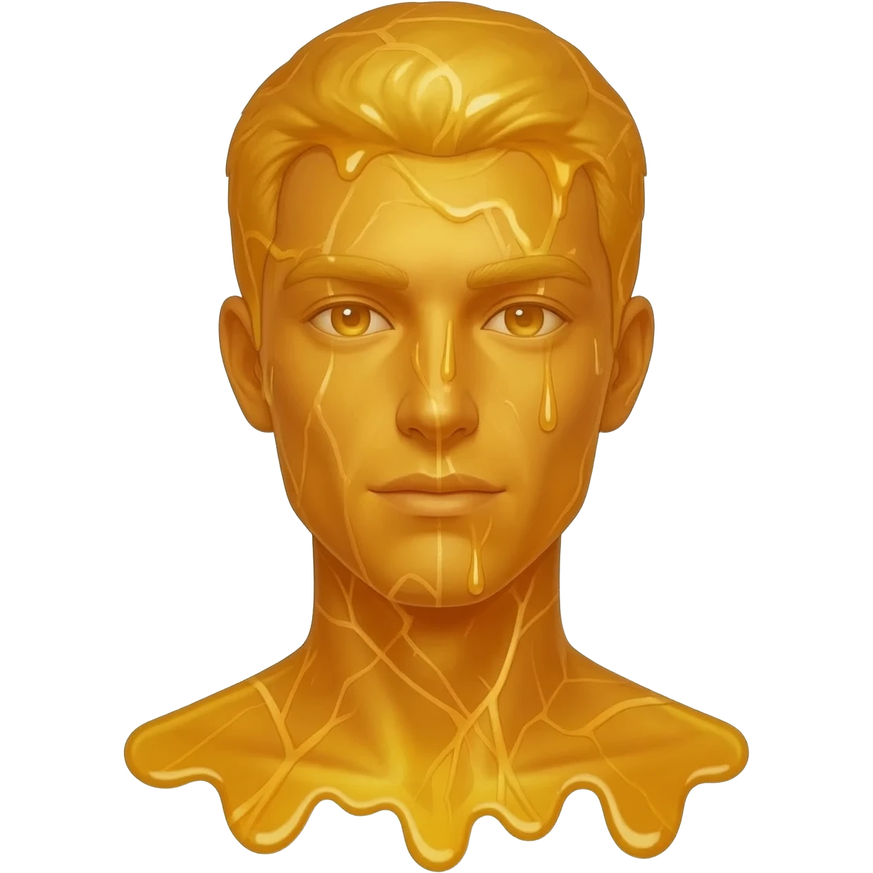 A man made of honey emoji