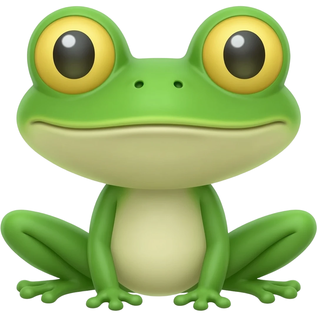 froge arms on side emoji