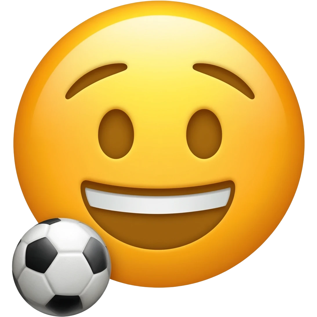 niño pateando la pelota de futbol pero en emoji para copiar y pegar emoji