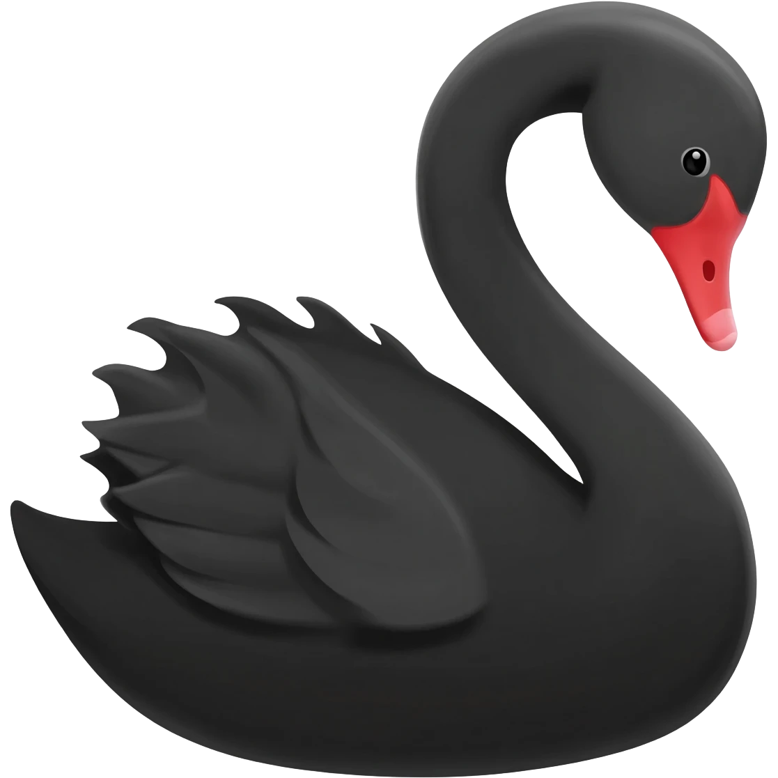 Black swan emoji