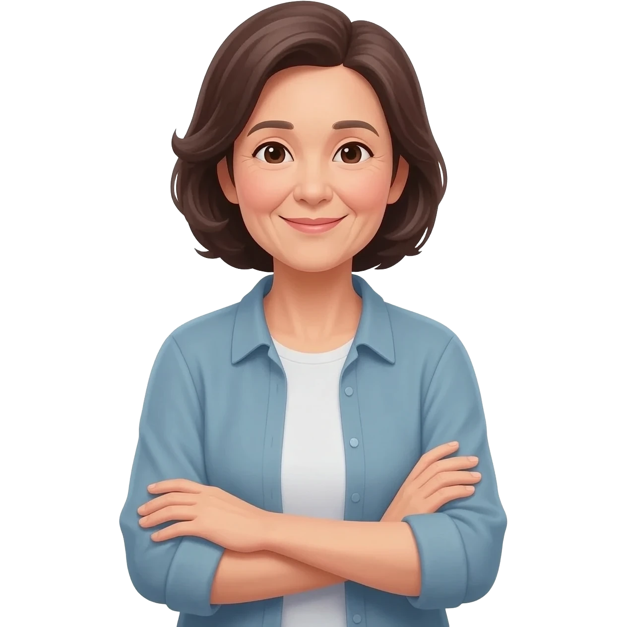 mama con los brazos cruzados emoji