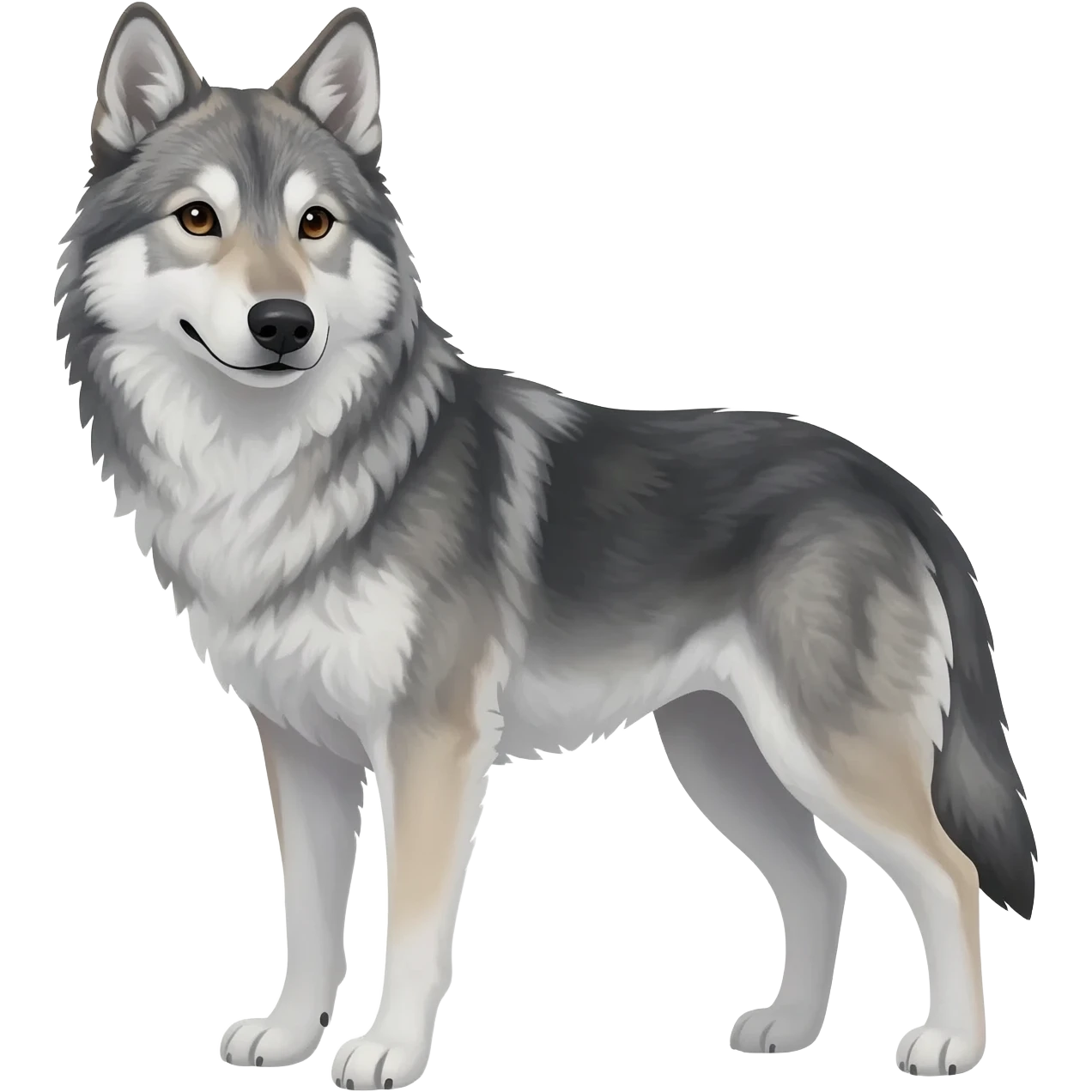 cane lupo cecoslovacco emoji