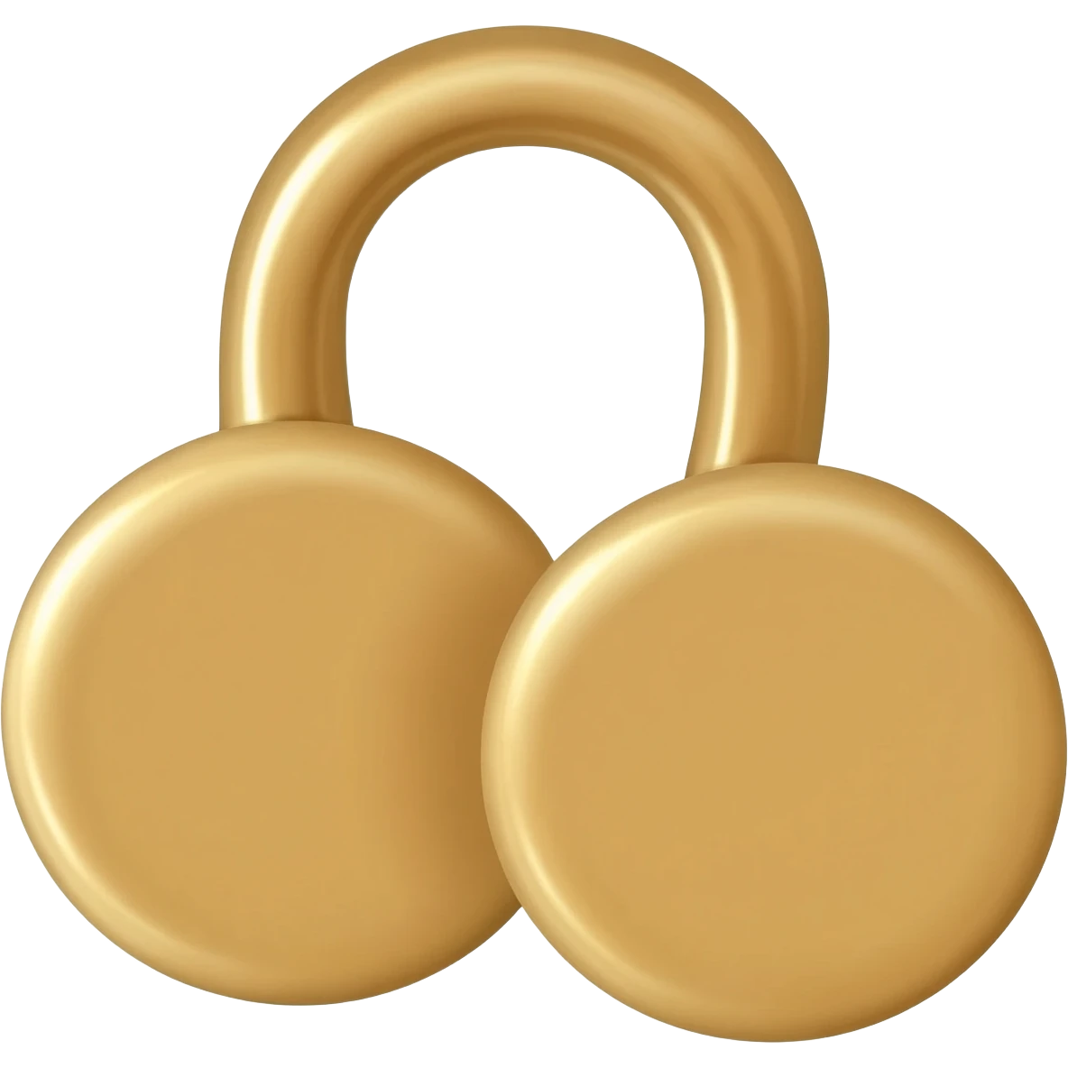 Earring brown color emoji