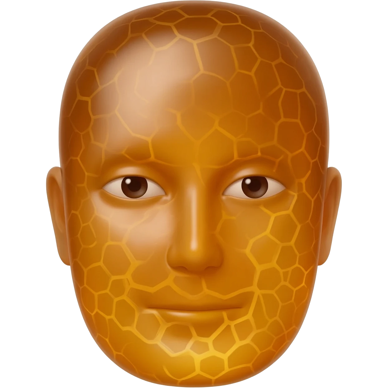 A chinese man made of honey emoji