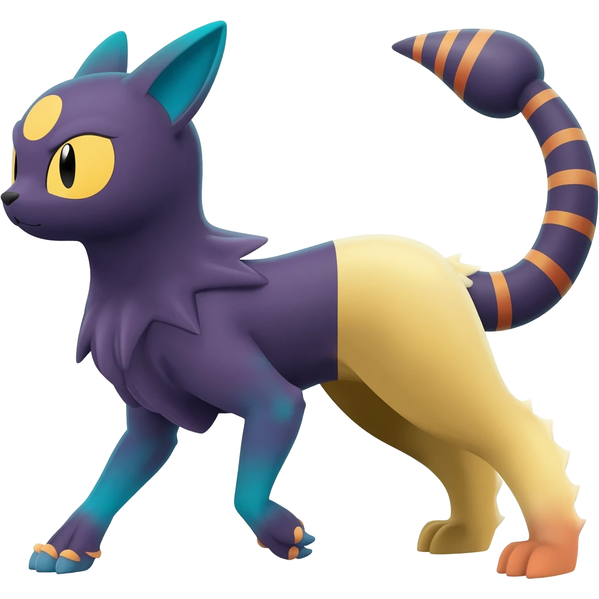 Umbreon-Amaura-Sylveon-hybrid-animal-Fakémon-Pokémon-fusion emoji