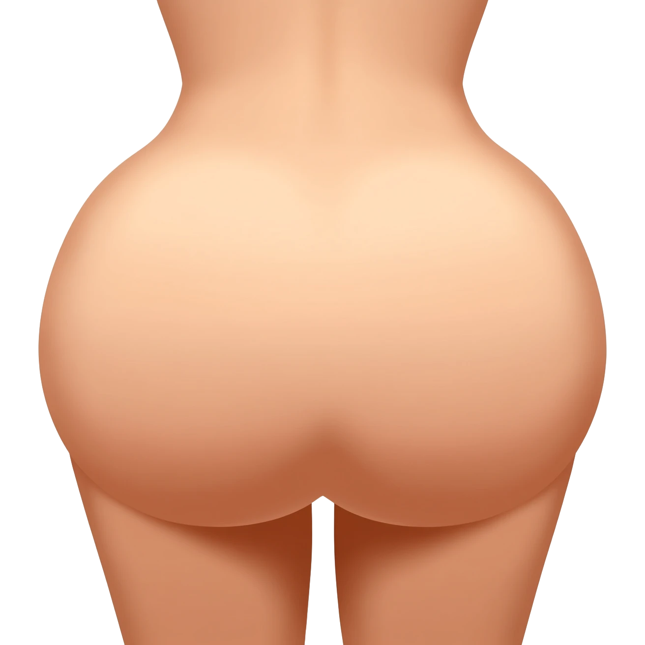 ROUND ASS, NAKED emoji