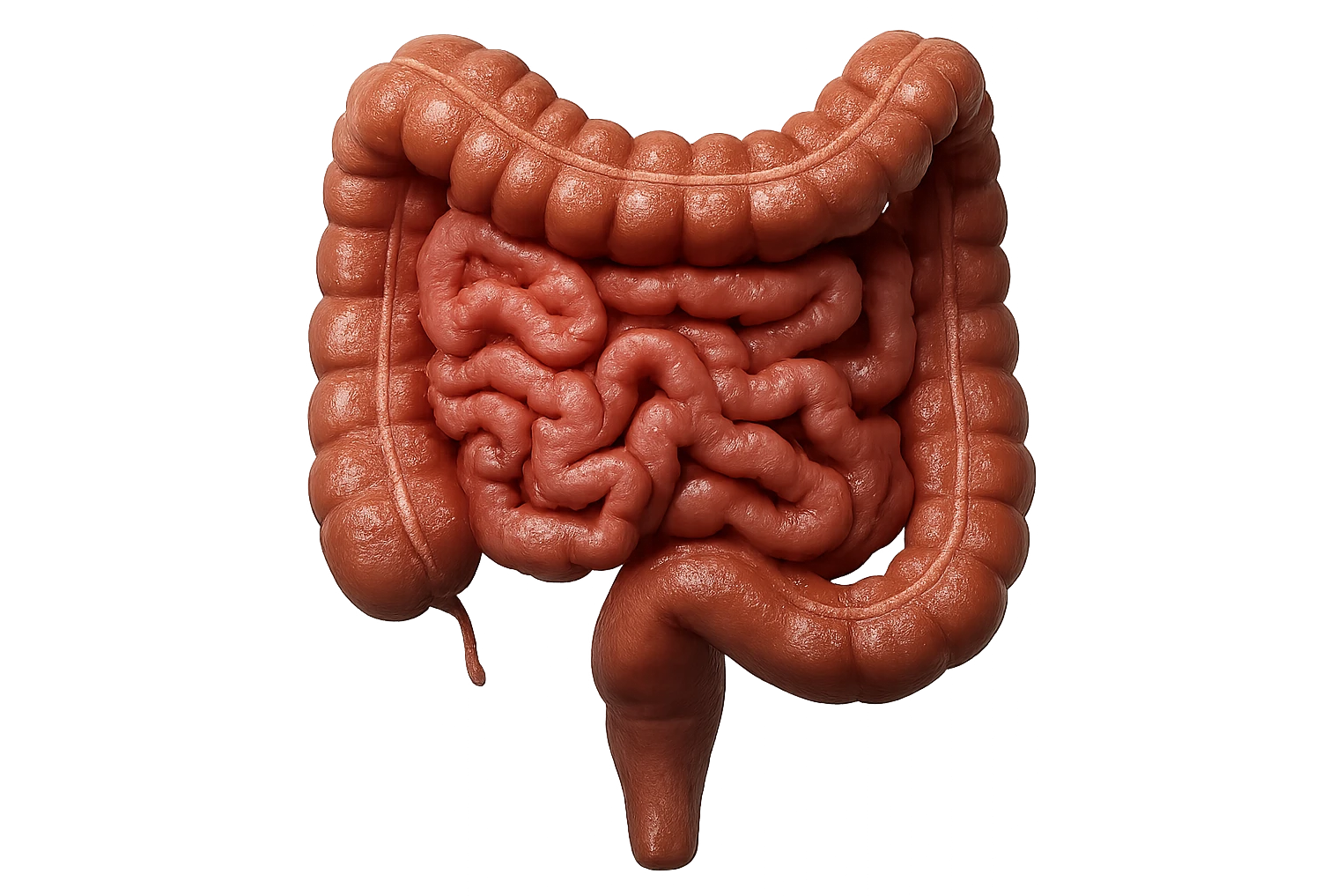 CISTIFELLEA E INTESTINO SONO COLLEGATI NEL DOLORE, SENZA SCRITTE E L'INTESTINO FALLO PERFETTO E REALISTICO, NON DISEGNATO iperrealistico 4k emoji