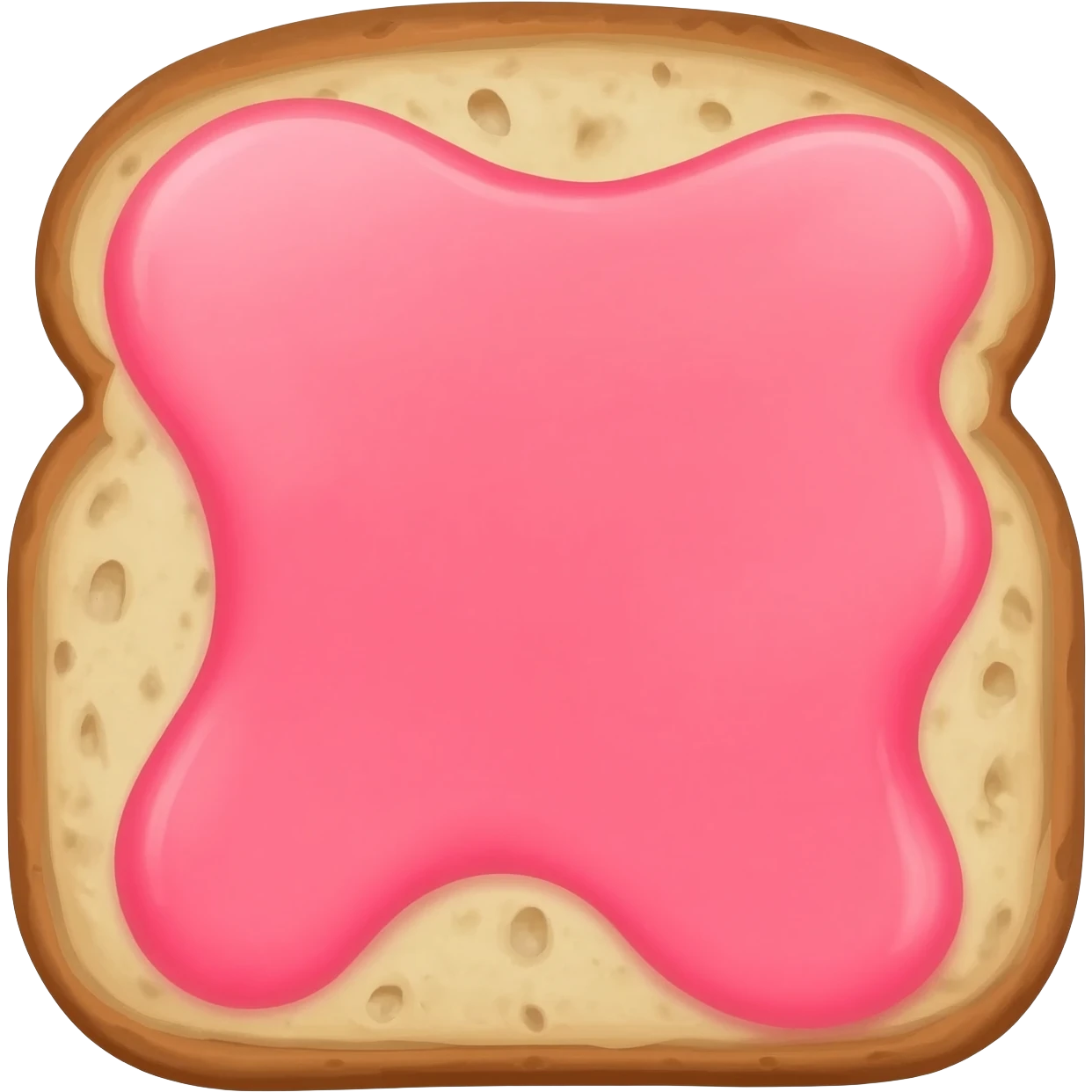 Pbj sandwich with bubblegum pink jelly emoji