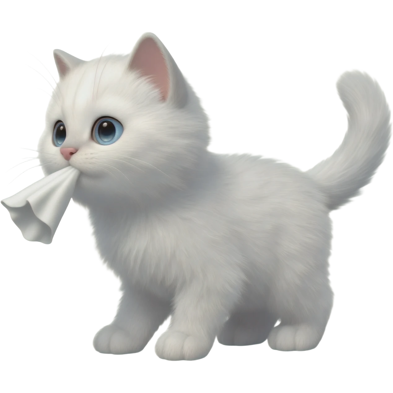 the kitten sneezes emoji