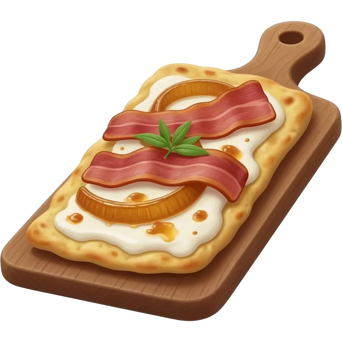 Flammkuchen  länglich flach emoji