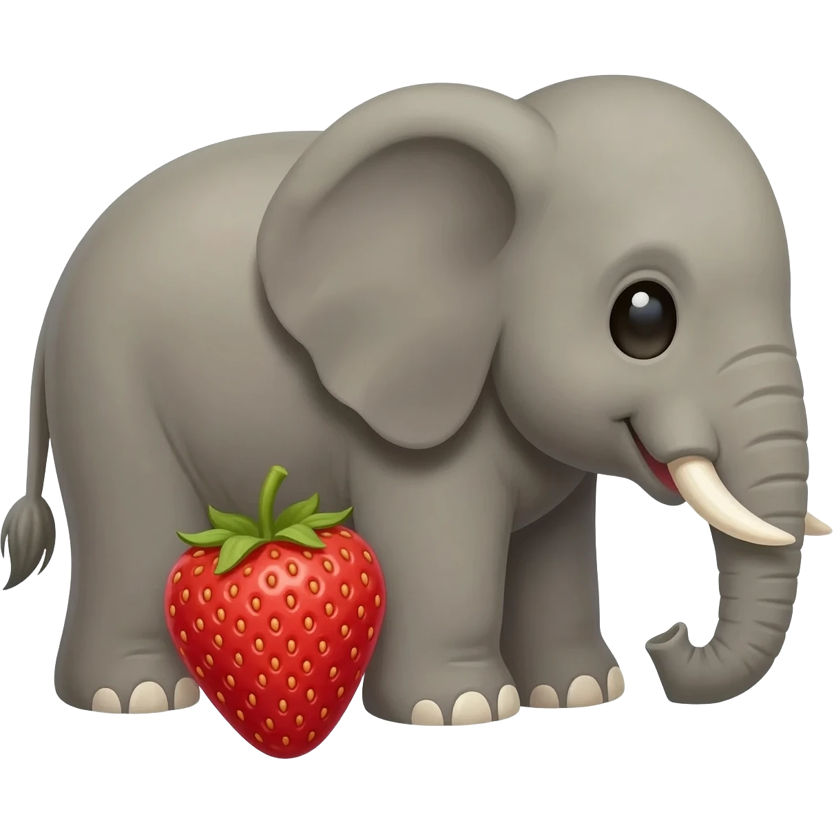 Strawberry, Éléphant emoji