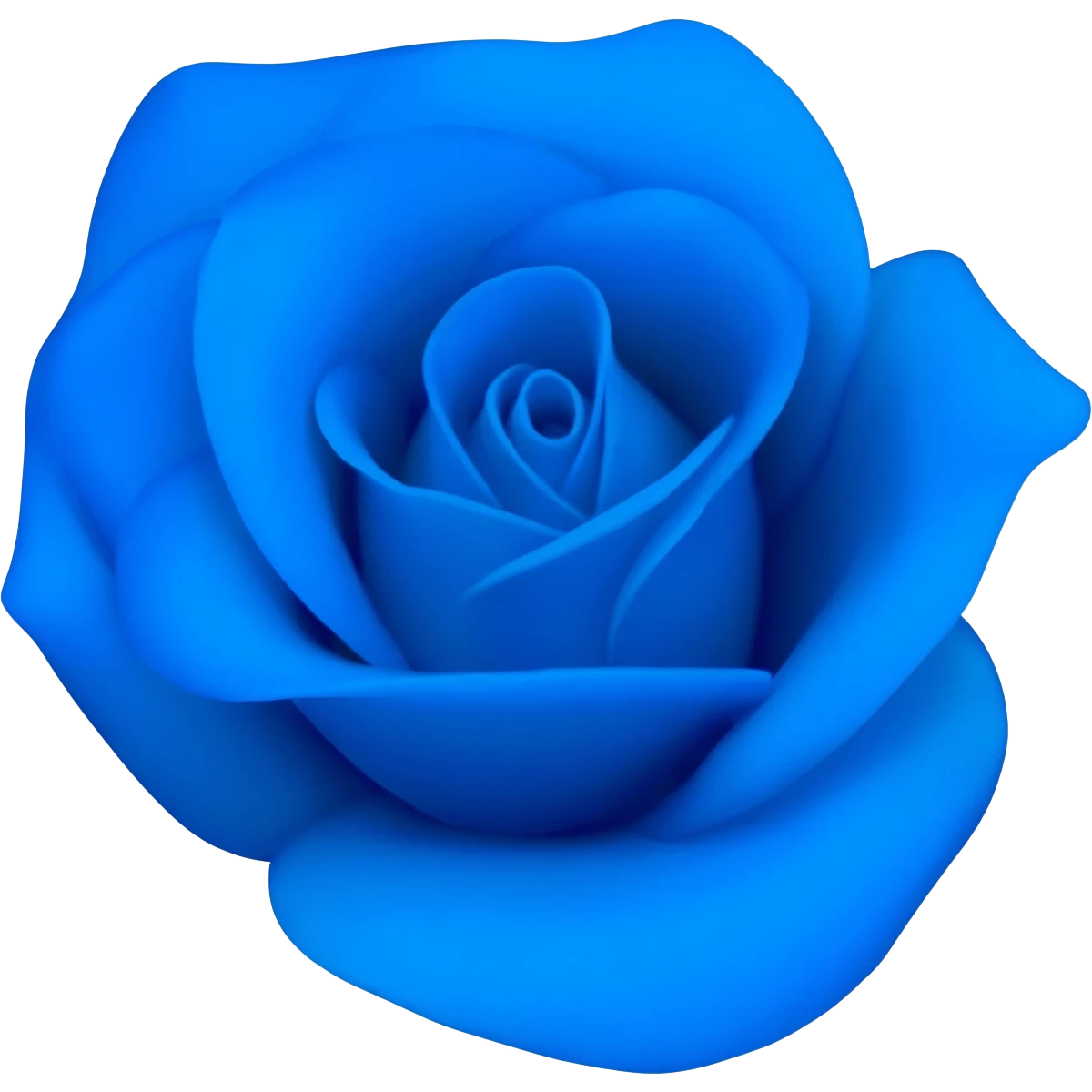 Rosa azul emoji