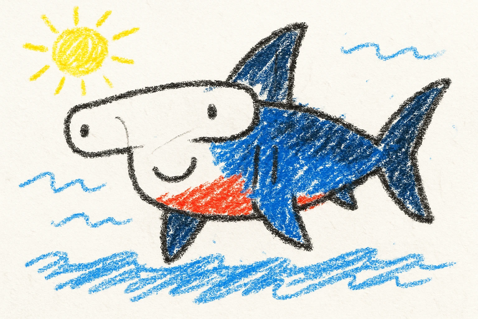 Hammerhead shark emoji