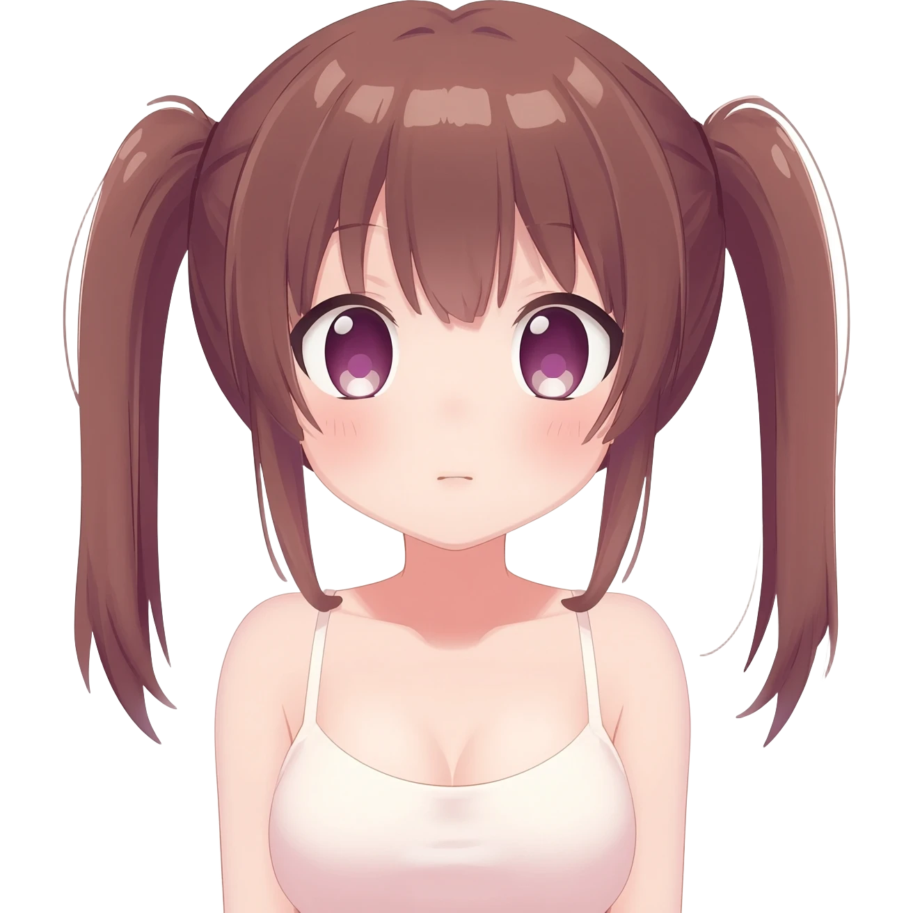 Anime girl nude peeing emoji