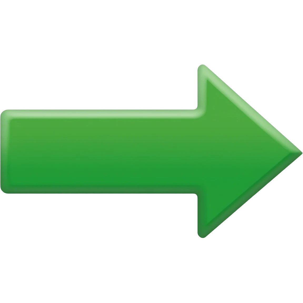 seta verde esquerda emoji